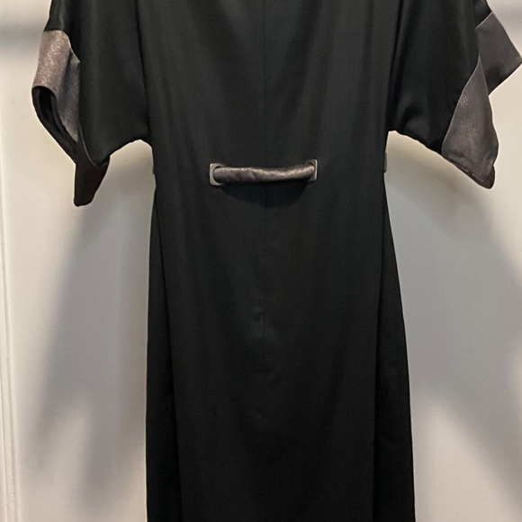 NY Designer NWT Black Silver 1 of kind short sleeve dress - Picture 3 of 6